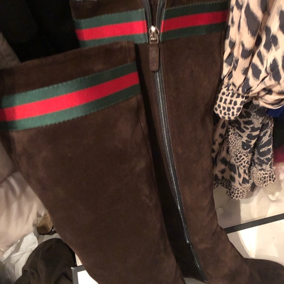 Dark brown Authentic Gucci boots - Picture 3 of 7